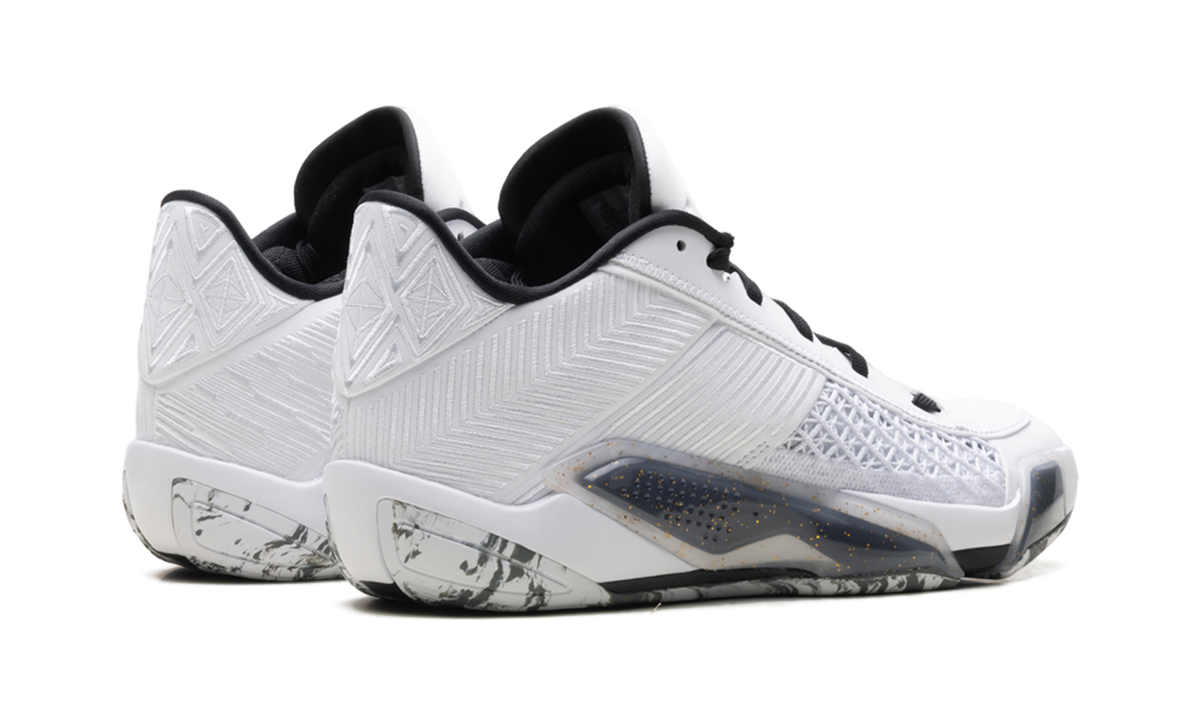 Jordan 38 Low White Metallic Gold Black FD2326 107