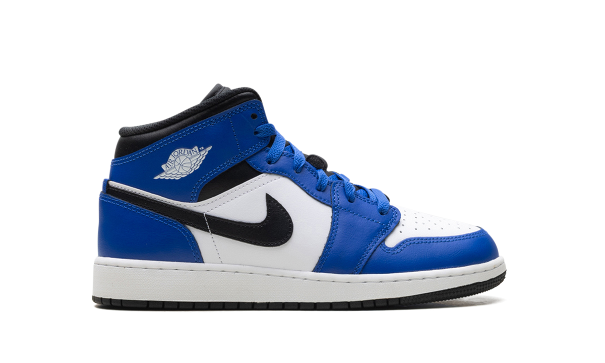 Jordan 1 Mid GS Game Royal White Black DQ8423 402