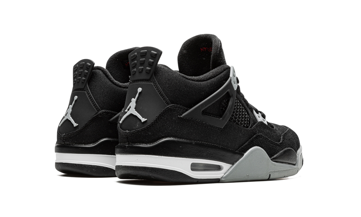 Air Jordan 4 GS Black Canvas DV0553 006
