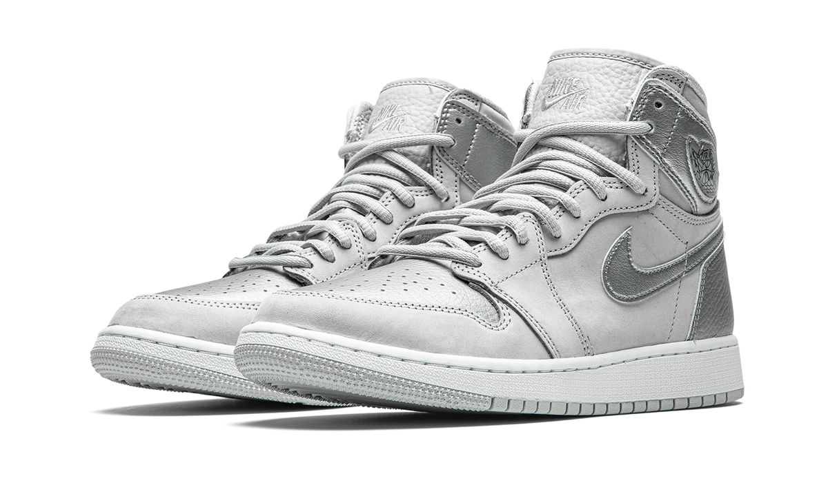 Air Jordan 1 High OG GS Co.JP - Metallic Silver 575441 029