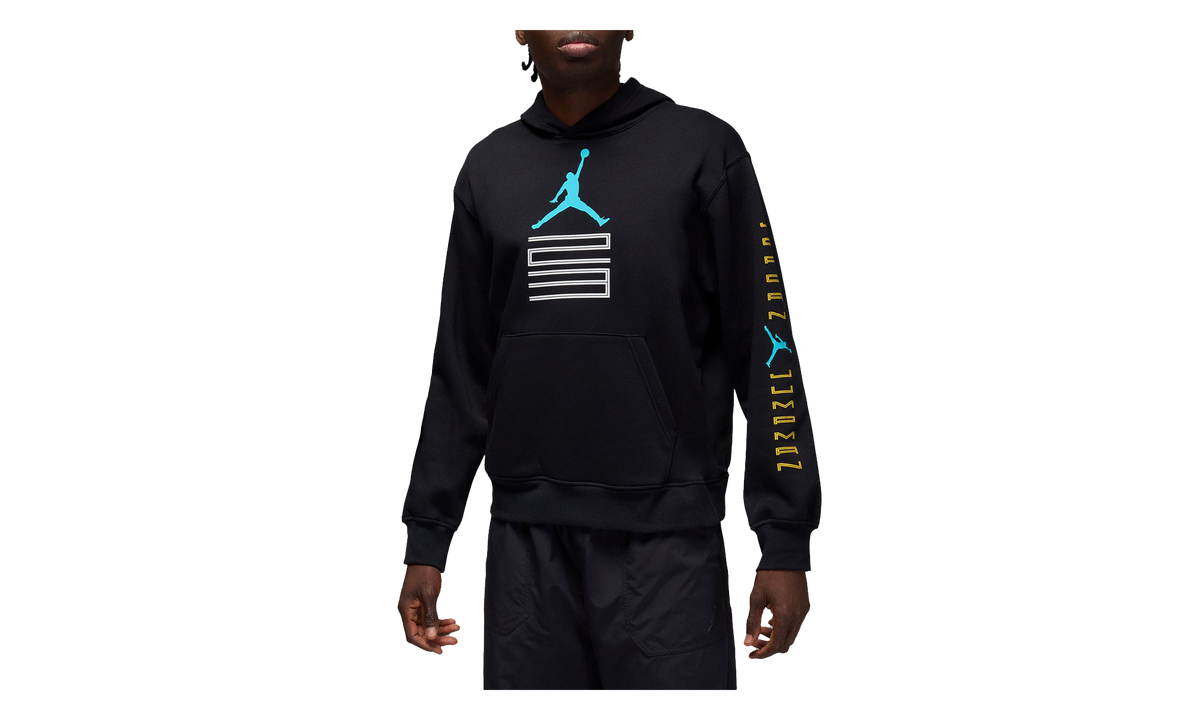 Jordan AJ11 Gamma Fleece Pullover Hoodie Black IQ6970 010