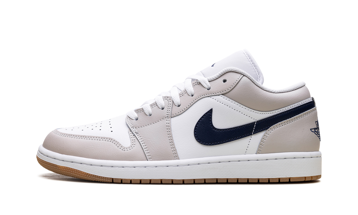 Jordan 1 Low Midnight Navy Neutral Grey 553558 146